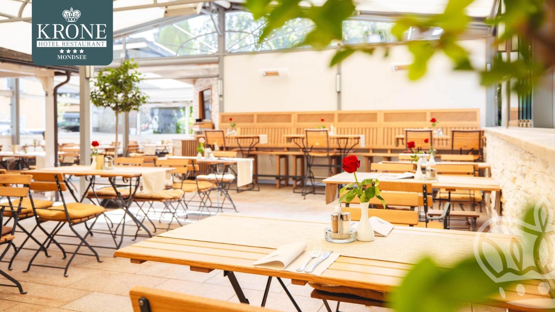 Hotel Krone Mondsee Bagian luar foto