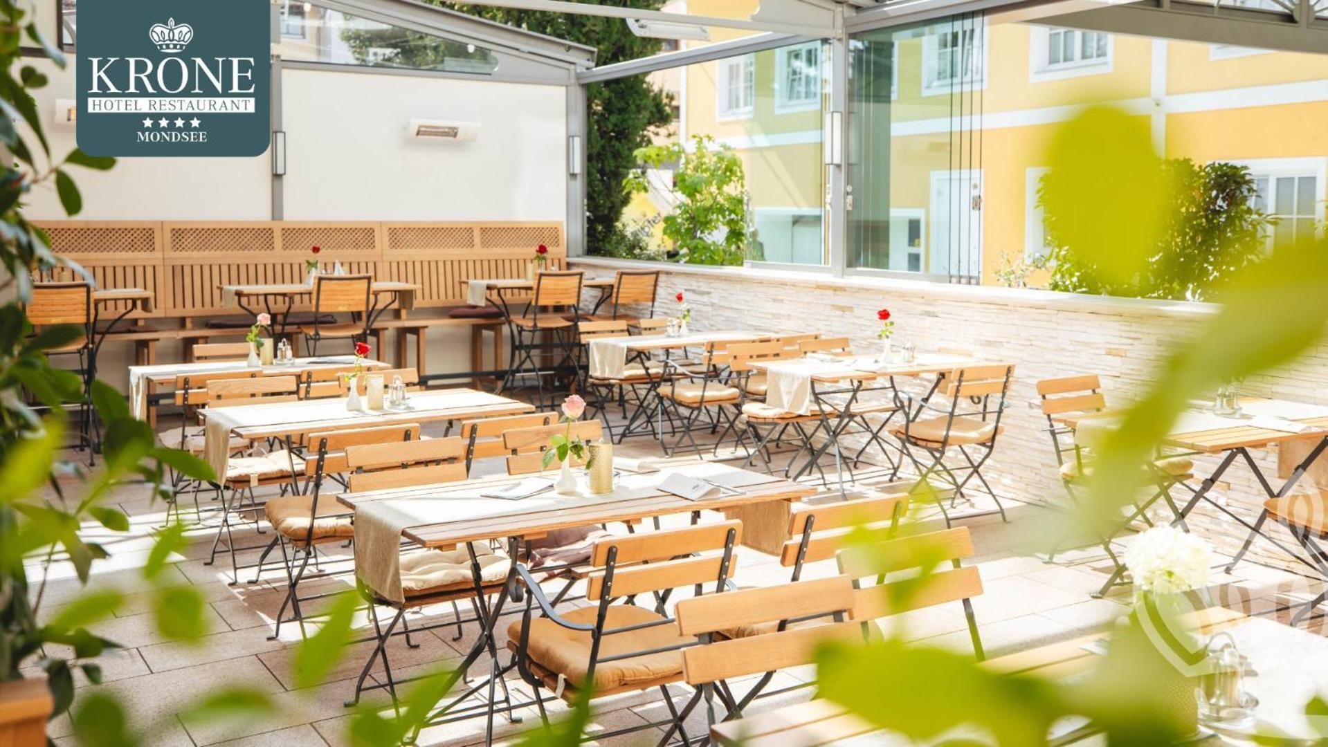 Hotel Krone Mondsee Bagian luar foto